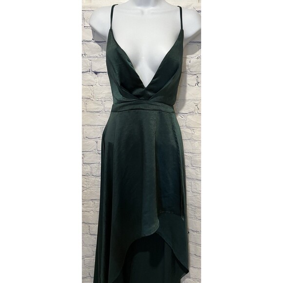 LUXXEL dress high low Corset Back Dress Gown Prom Size Small - Picture 2 of 8